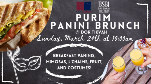 Banner Image for Purim Panini Brunch